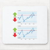 交換グラフ マウスパッド (正面)