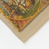 交換プリントの宣伝 フリースブランケット (角)