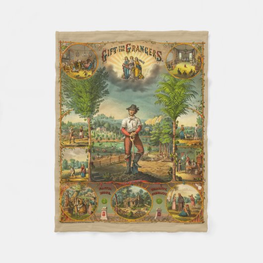 交換プリントの宣伝 フリースブランケット (正面)