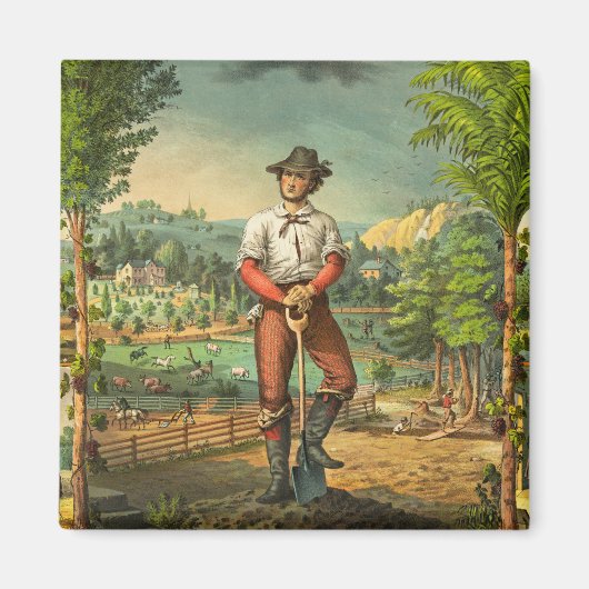 交換プリントの宣伝 マグネット (正面)