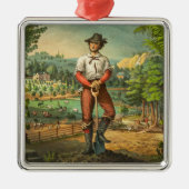 交換プリントの宣伝 メタルオーナメント (正面)