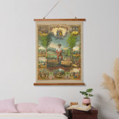 交換プリントの宣伝 吊り下げ型タペストリー (寝室)