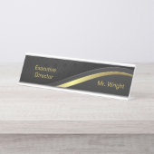 交換可能なデスク名プレート デスクネームプレート (正面)