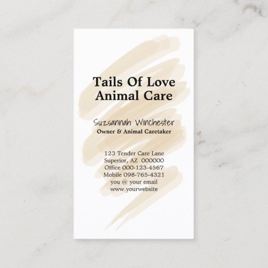 交換可能な気に写真のプロフェッショナル 名刺 (裏面)