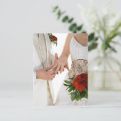 交換結婚リングや輪 ポストカード (スタンド正面)