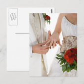 交換結婚リングや輪 ポストカード (正面/裏面)