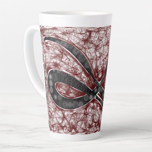 交換 カフェラテマグ (左アングル)