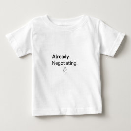 交渉上手なベビーTシャツ ベビーTシャツ