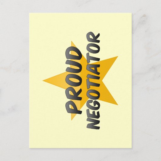 交渉誇りを持った者 ポストカード (正面)