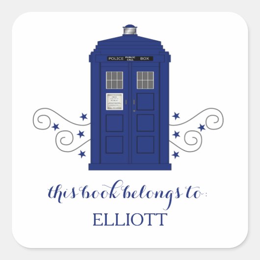 交番がシールを巻き付ける スクエアシール (正面)