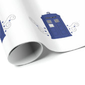 交番で渦巻く紙 ラッピングペーパー (ロールコーナー)