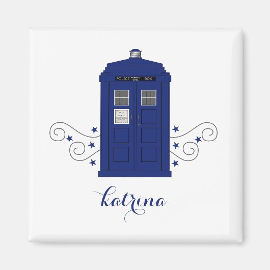 交番の渦巻き磁石 マグネット (正面)