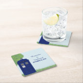 交番の結婚紙コースターv4 スクエアペーパーコースター (インサイチュ)