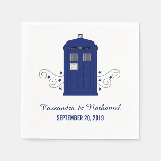 交番結婚紙ナプキンスv3 スタンダードカクテルナプキン (正面)