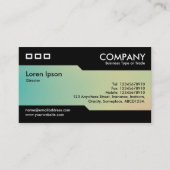 交番 – ソフトグラデーションの名刺 名刺 (正面)