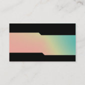 交番 – ソフトグラデーションの名刺 名刺 (裏面)