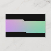 交番 – ソフトグラデーションの名刺 名刺 (裏面)