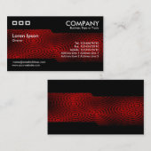 交番 – 電雨（赤） 名刺 (正面/裏面)