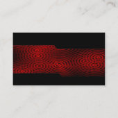 交番 – 電雨（赤） 名刺 (裏面)