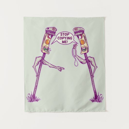 交通おもしろい灯 タペストリー (正面)