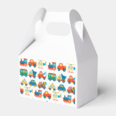 交通かわいい車の誕生日 サンキュー フェイバーボックス (裏面サイド)