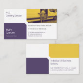 交通と物流 |デリバリートラック 名刺 (正面/裏面)