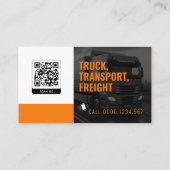 交通と物流 |トラック名刺 名刺 (裏面)