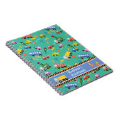 交通の水色ノートブック ノートブック (右側)