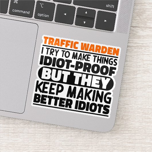 交通の監視私は物事を作ろうとするおもしろい諺 シール (詳細)