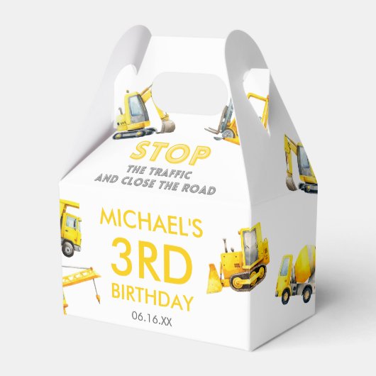 交通を止めろ!建設トラックの誕生日 フェイバーボックス (正面サイド)