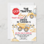 交通を止めろ！道路工事を閉鎖せよ！ 招待状 (正面)