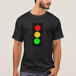 交通ストップ信号 – 注意ストップ灯灯 Tシャツ