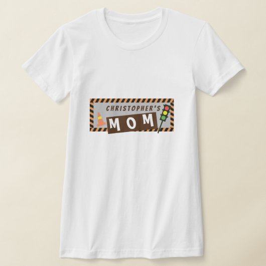 交通ママTシャツ Tシャツ (レイダウン)