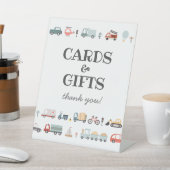 交通モダン誕生日カード・ギフト券 台座サイン (インサイチュ)