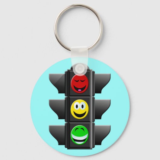 交通信信号 キーホルダー (正面)