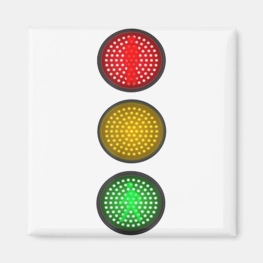 交通信号灯ハロウィングループ衣装アイディア マグネット (正面)