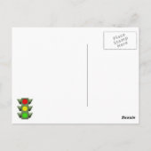 交通信号 ポストカード (裏面)