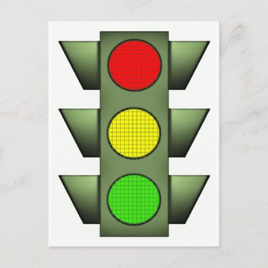 交通信号 ポストカード (正面)