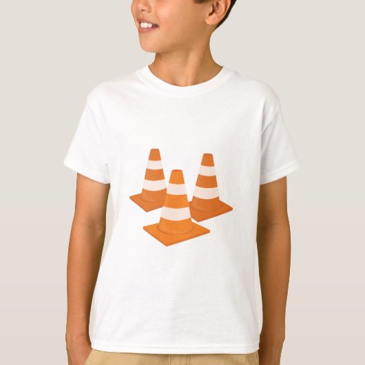 交通円錐形 Tシャツ (正面)