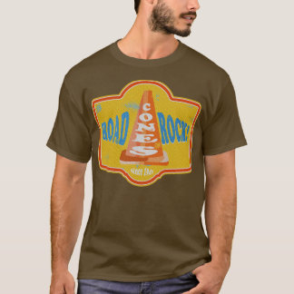 交通円錐道路コーンロック Tシャツ