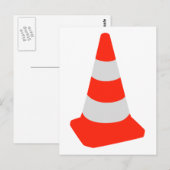 交通円錐 ポストカード (正面/裏面)