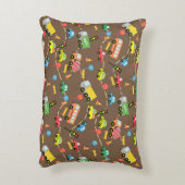 交通少年の茶色 アクセントクッション (裏面(縦))