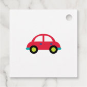 交通少年の誕生日パーティーのお気に入り フェイバータグ (裏面)