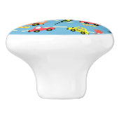 交通少年の青 セラミックノブ (側面)