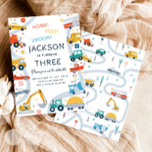 交通市車とトラックボーイ誕生日