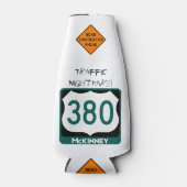 交通悪夢!US 380、McKinney、TX ボトルクーラー (正面)