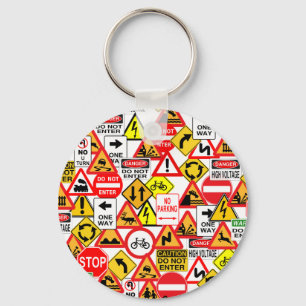 交通標識のkeychain キーホルダー