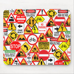 交通標識のmousepad マウスパッド