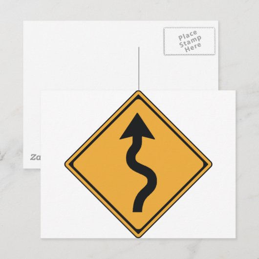 交通標識 ポストカード (正面/裏面)