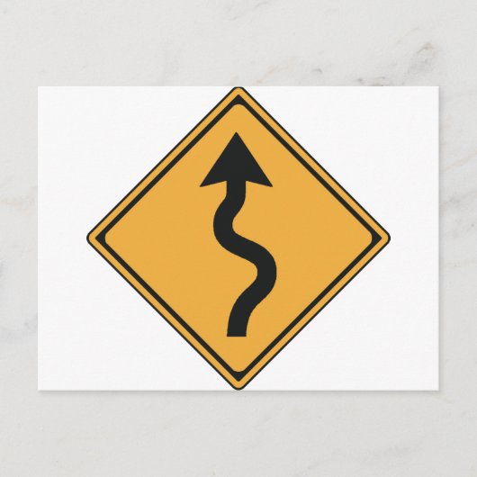 交通標識 ポストカード (正面)